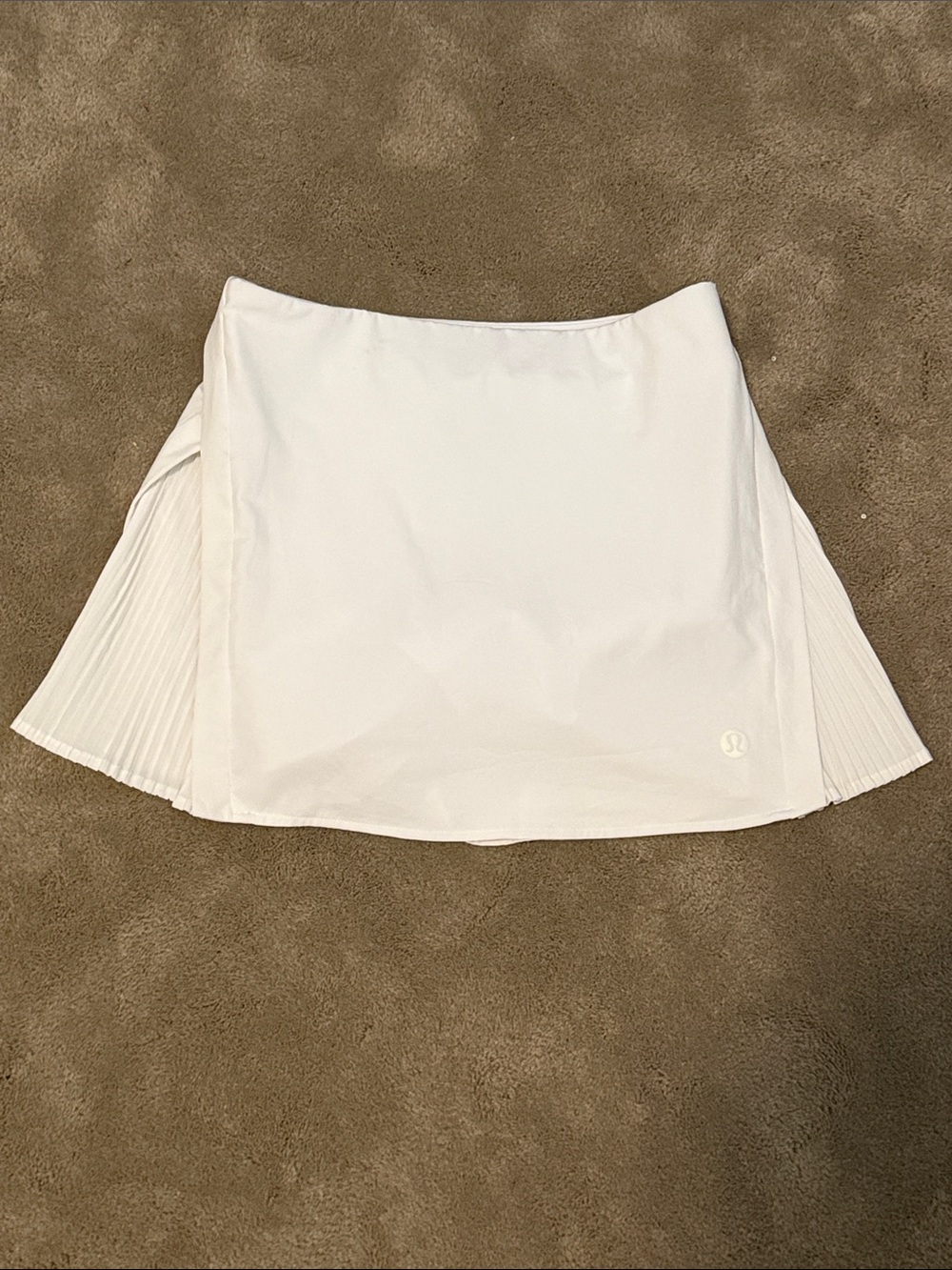 lululemon athletica White Pleated Side Skort